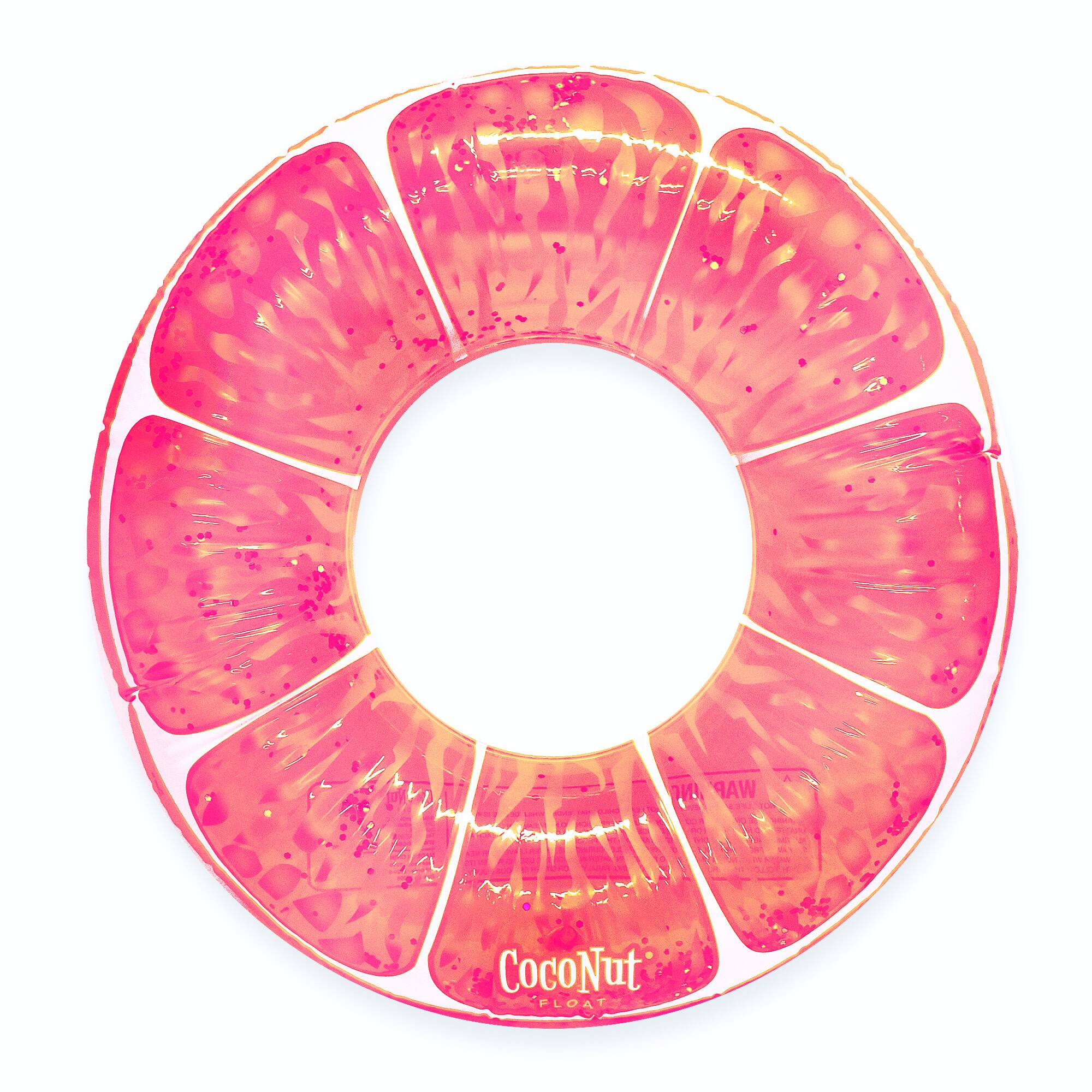 Salus CocoNut 42" Pink Grapefruit Glitter Pool Float